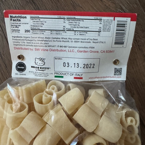 HELLO KITTY-NWT Fun Shaped Pasta (collectors item) - Picture 3 of 7